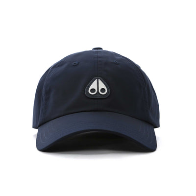 Moose Knuckles Crescent Logo Cap in Navy