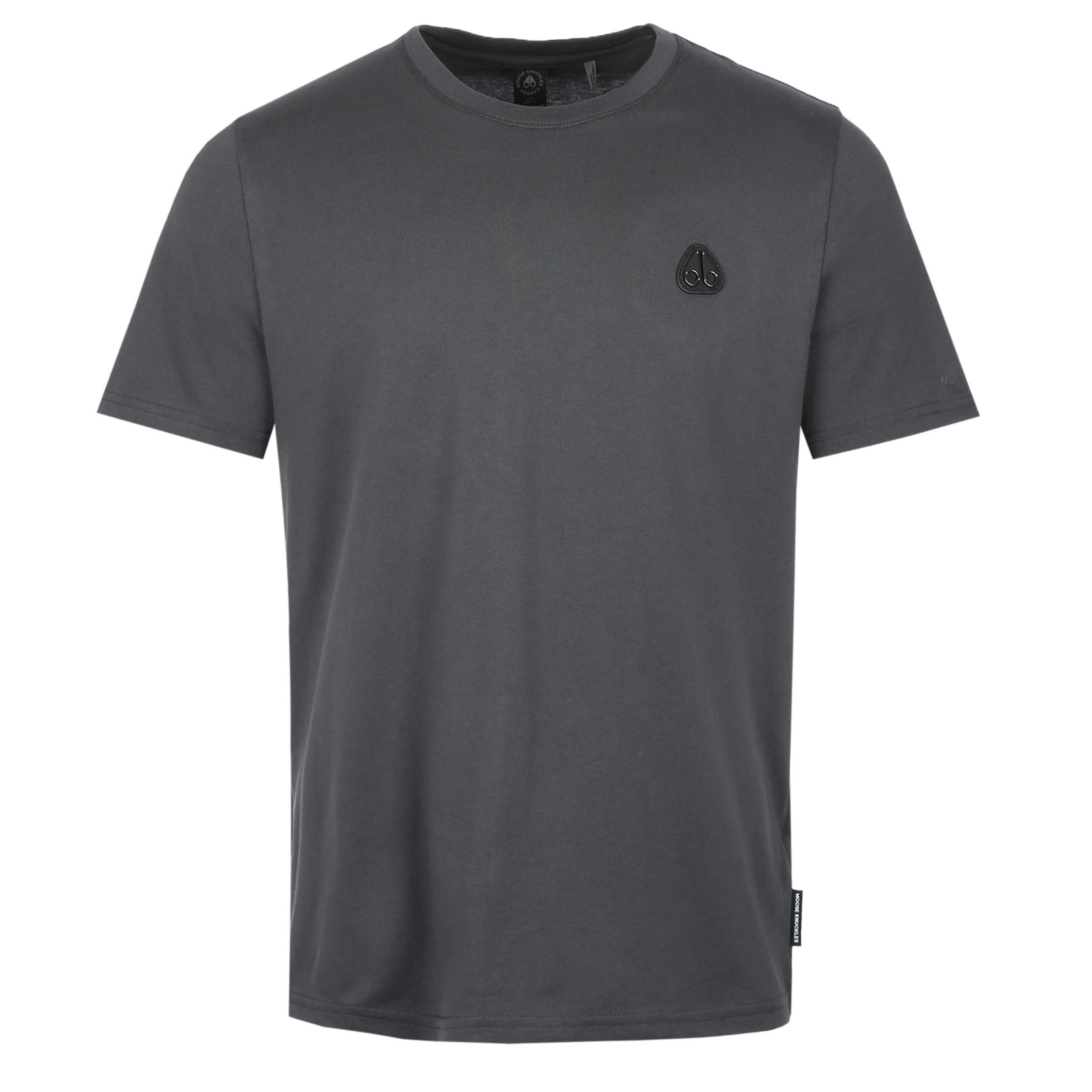Moose Knuckles Crescent T Shirt in Cement