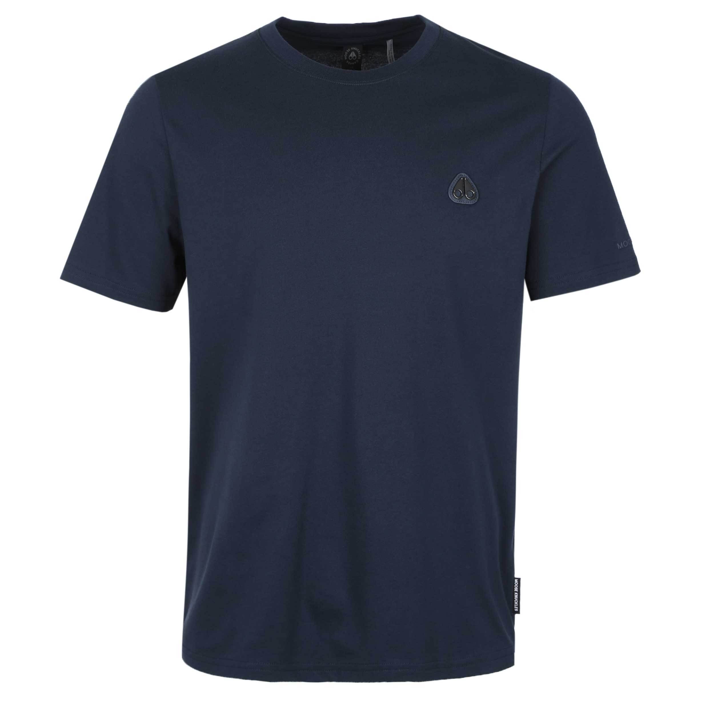 Moose Knuckles Crescent T Shirt in Navy