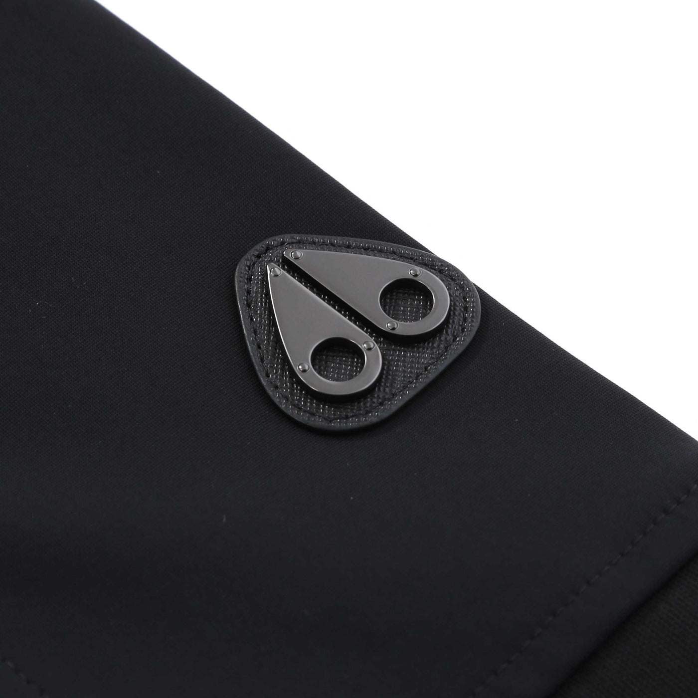Moose Knuckles Dalon Bomber Jacket in Black Logo