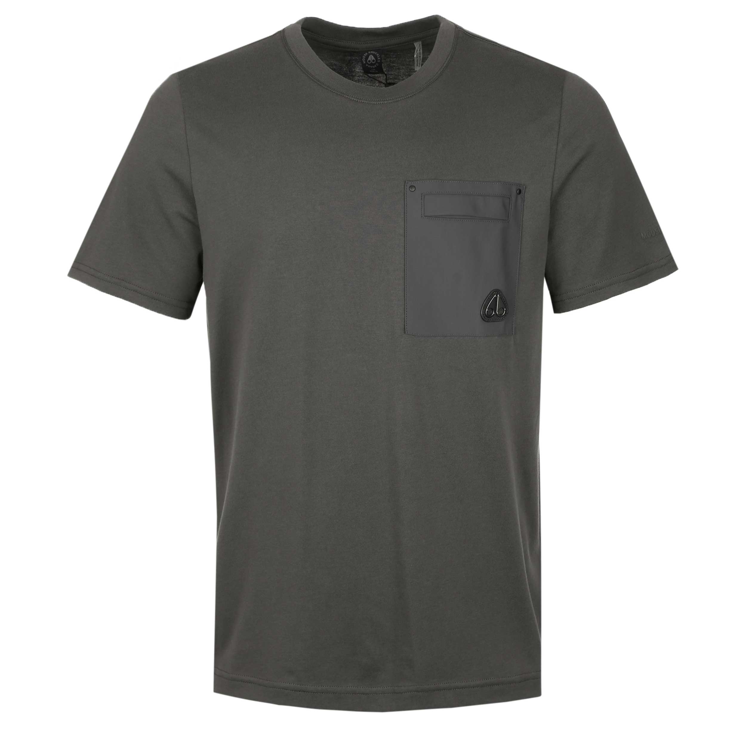 Moose Knuckles Dalon T Shirt in Cement
