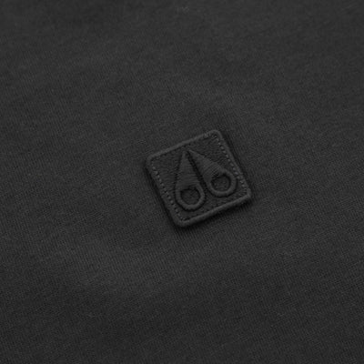 Moose Knuckles Duluth T Shirt in Black Chest Logo