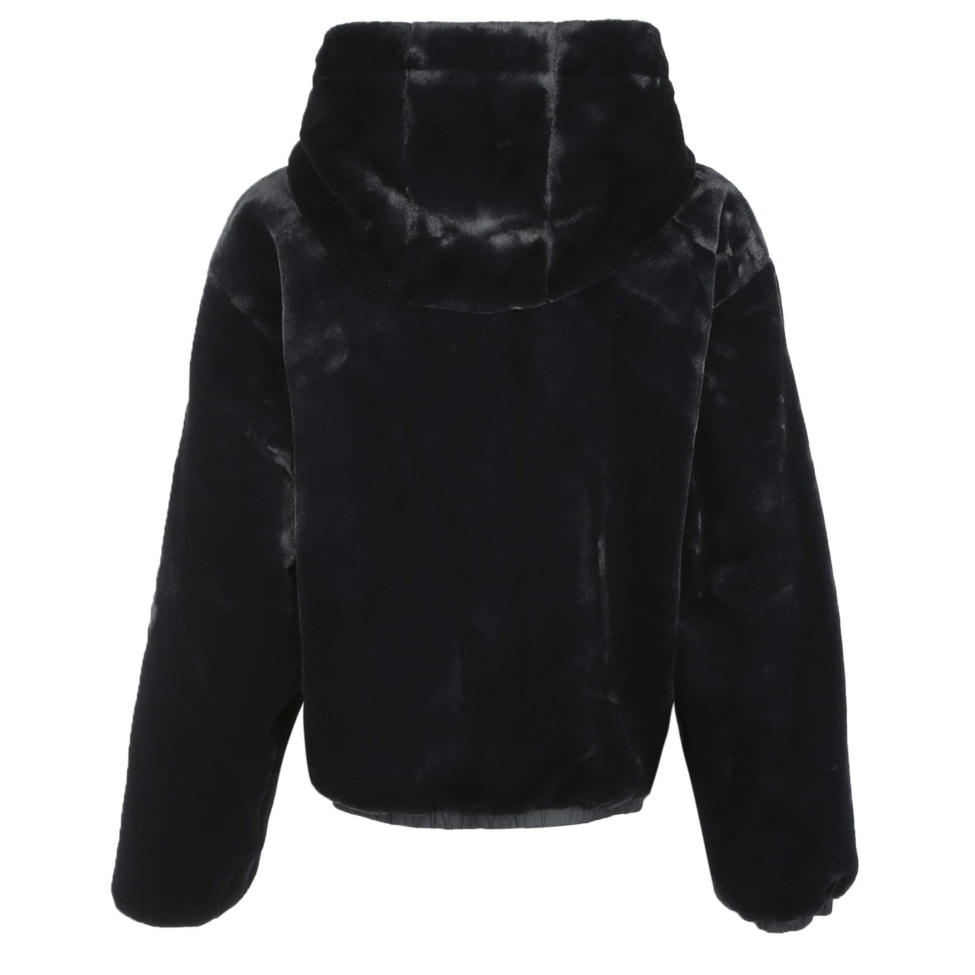 Moose Knuckles Eaton Bunny 2 Ladies Jacket in Black Faux Fur Back