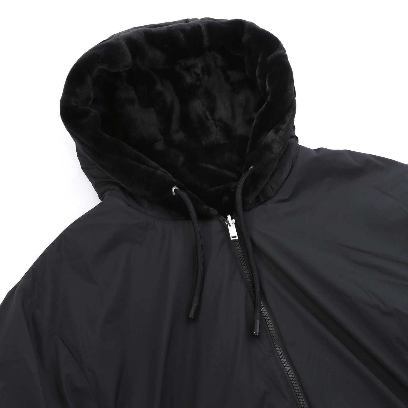 Moose Knuckles Eaton Bunny 2 Ladies Jacket in Black Nylon Hood