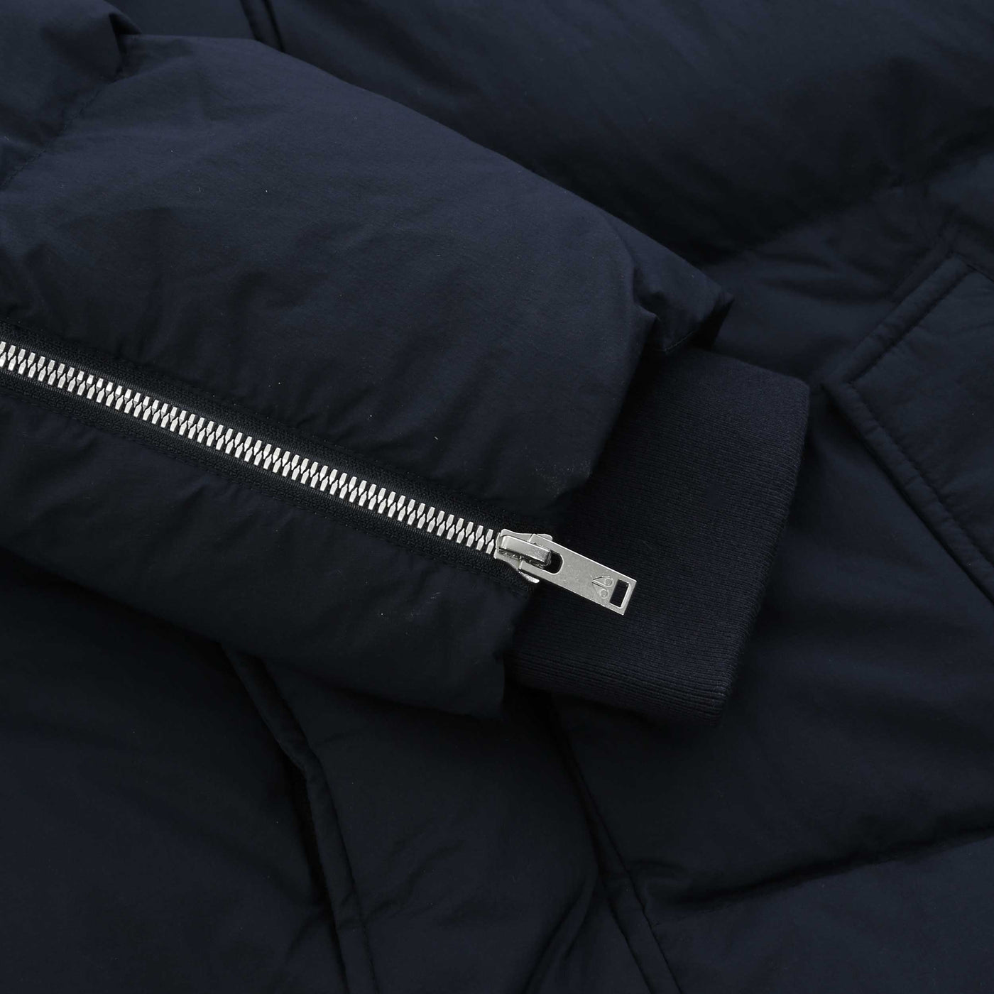 Moose Knuckles Everest 3Q Puffer Jacket in Navy Cuff