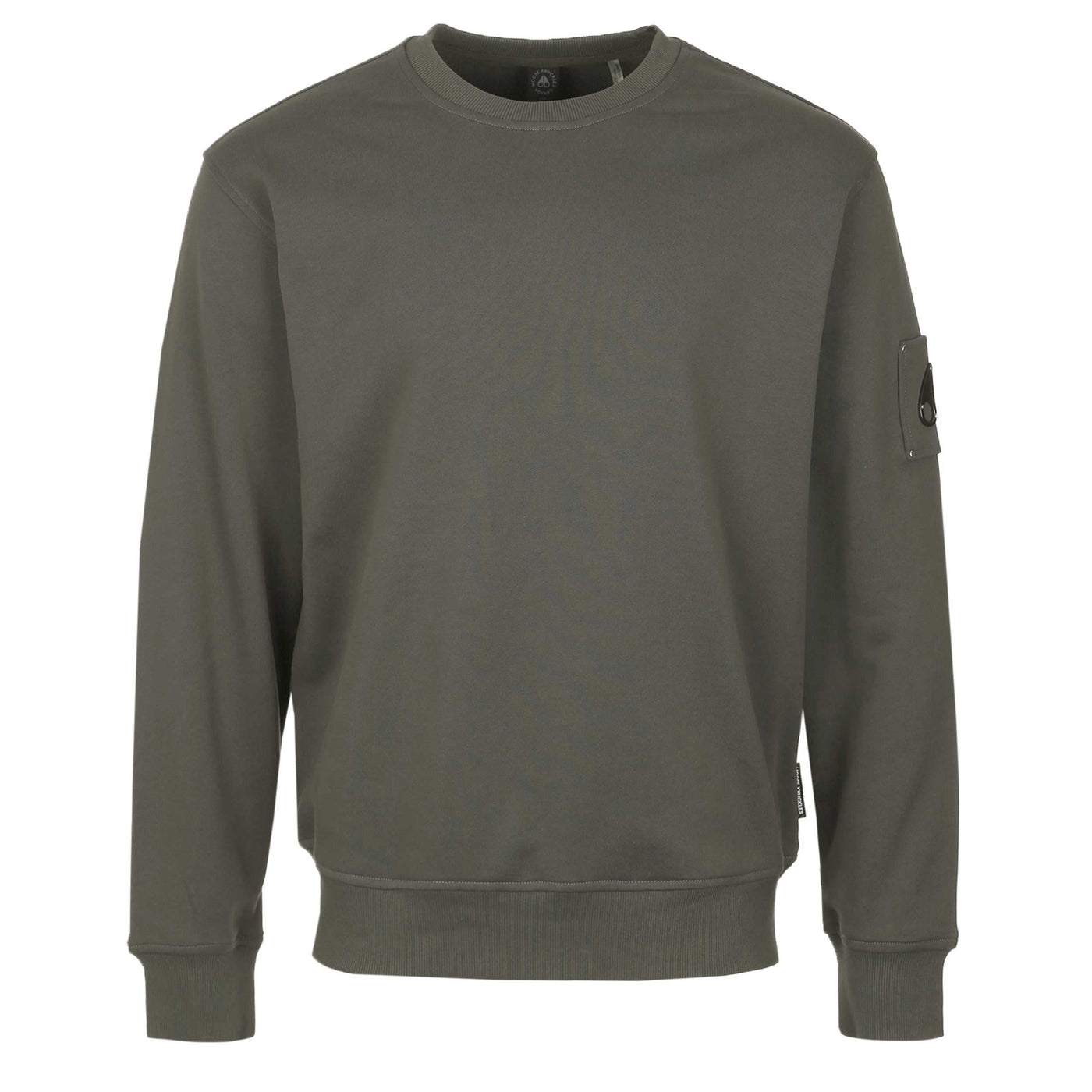 Moose Knuckles Hartsfield Crew Sweatshirt in Cement
