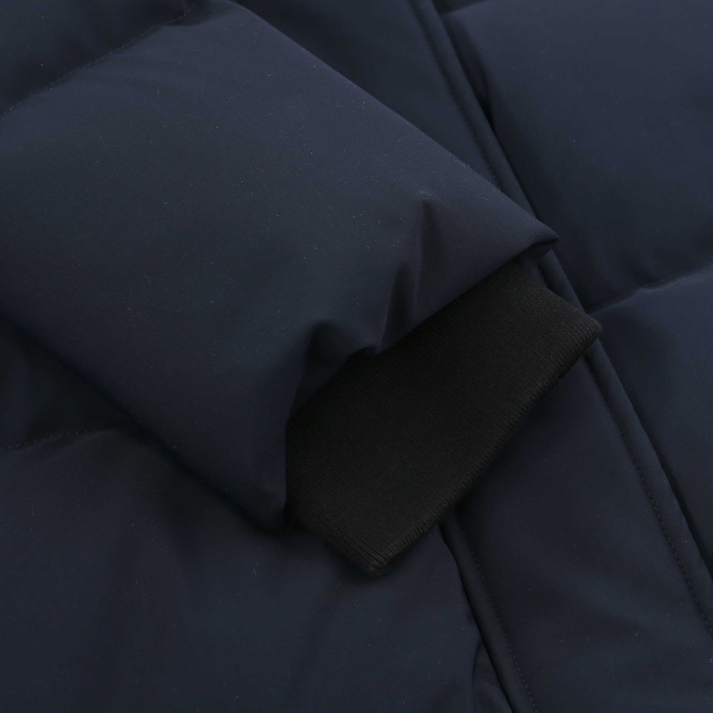 Moose Knuckles Jocada Ladies Parka Jacket in Navy Cuff