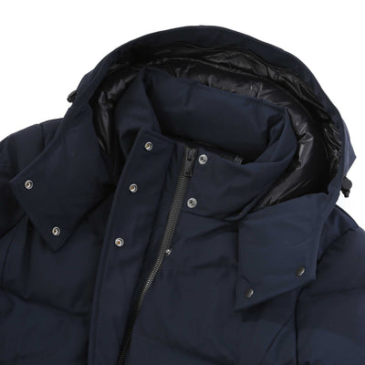 Moose Knuckles Jocada Ladies Parka Jacket in Navy Hood
