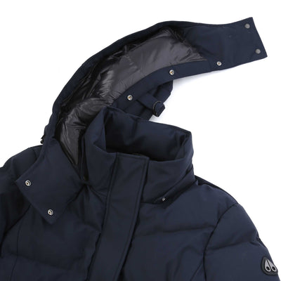 Moose Knuckles Jocada Ladies Parka Jacket in Navy Trim Detached