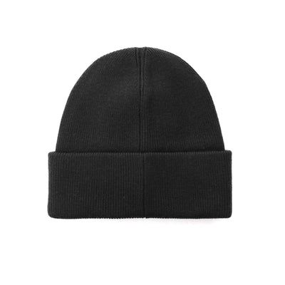 Moose Knuckles Large Logo Beanie Hat in Black Back