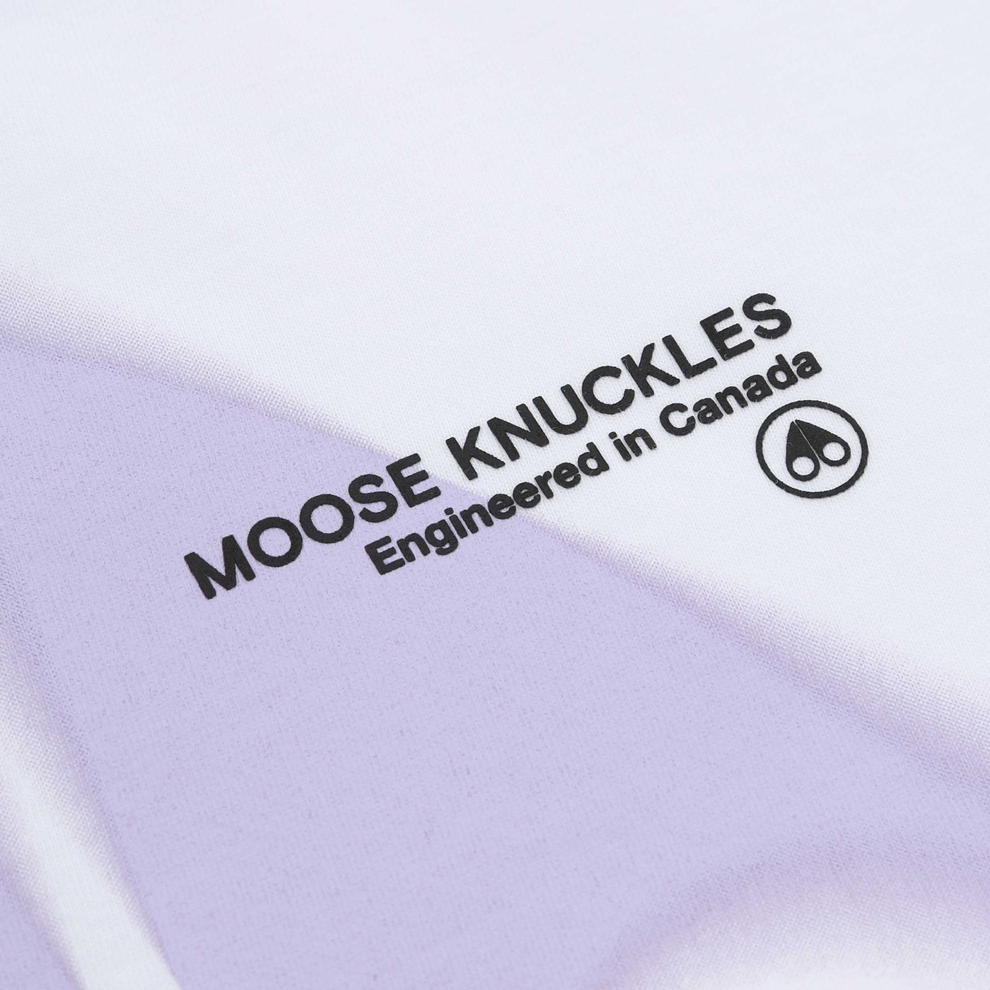 Moose Knuckles Maurice T Shirt in Milky Way Chest Logo