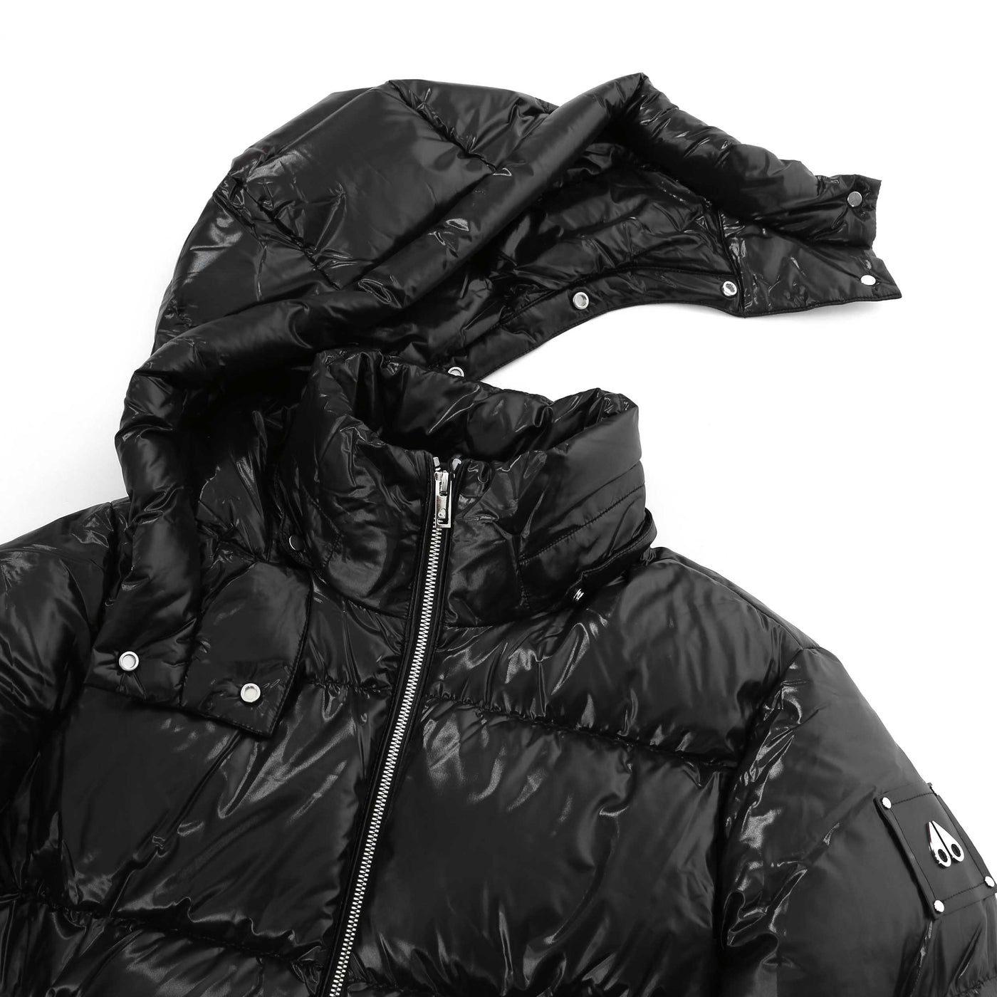 Moose Knuckles Moonstone Ladies Jacket in Black Hood Detached