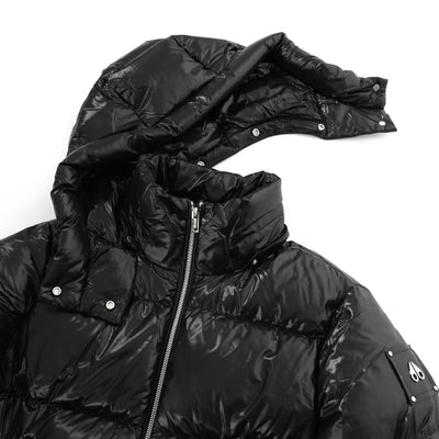 Moose Knuckles Moonstone Ladies Jacket in Black Hood Detached