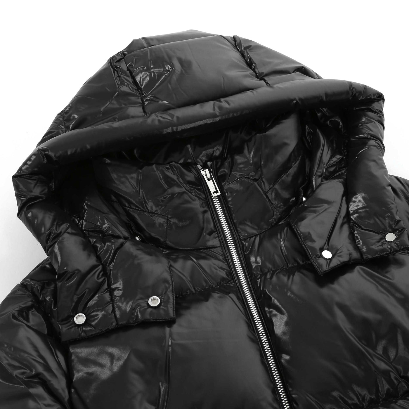 Moose Knuckles Moonstone Ladies Jacket in Black Hood