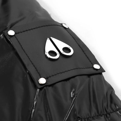 Moose Knuckles Moonstone Ladies Jacket in Black Logo