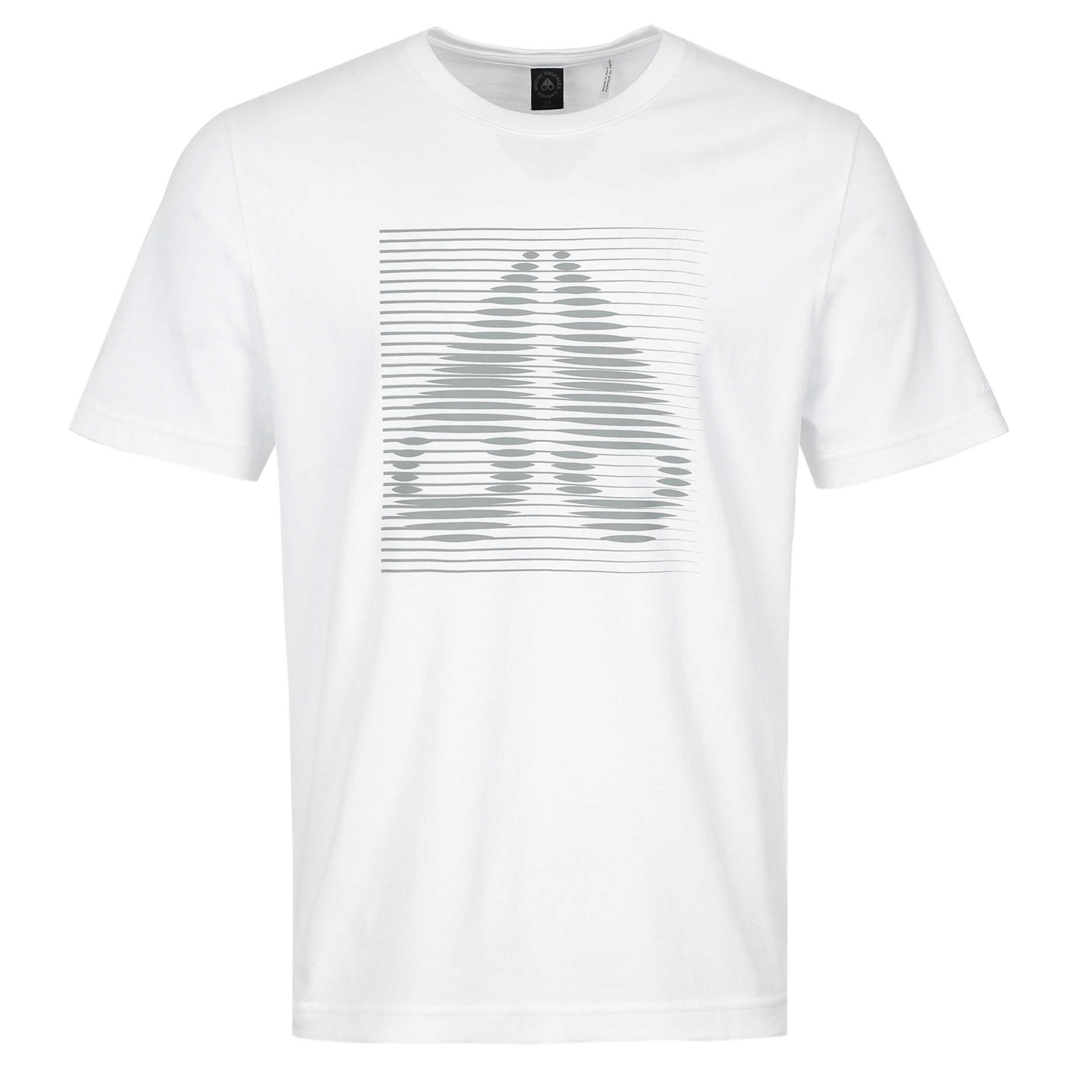 Moose Knuckles Raydaze Tee T-Shirt in Milky Way