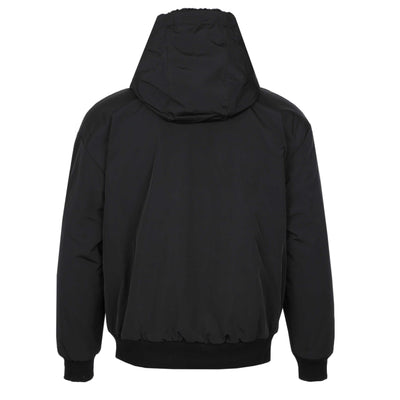 Moose Knuckles Roland Rev Bunny Jacket in Black Nylon Back