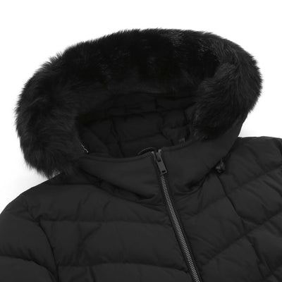 Moose Knuckles Roselawn 5 Ladies Jacket in Black Hood