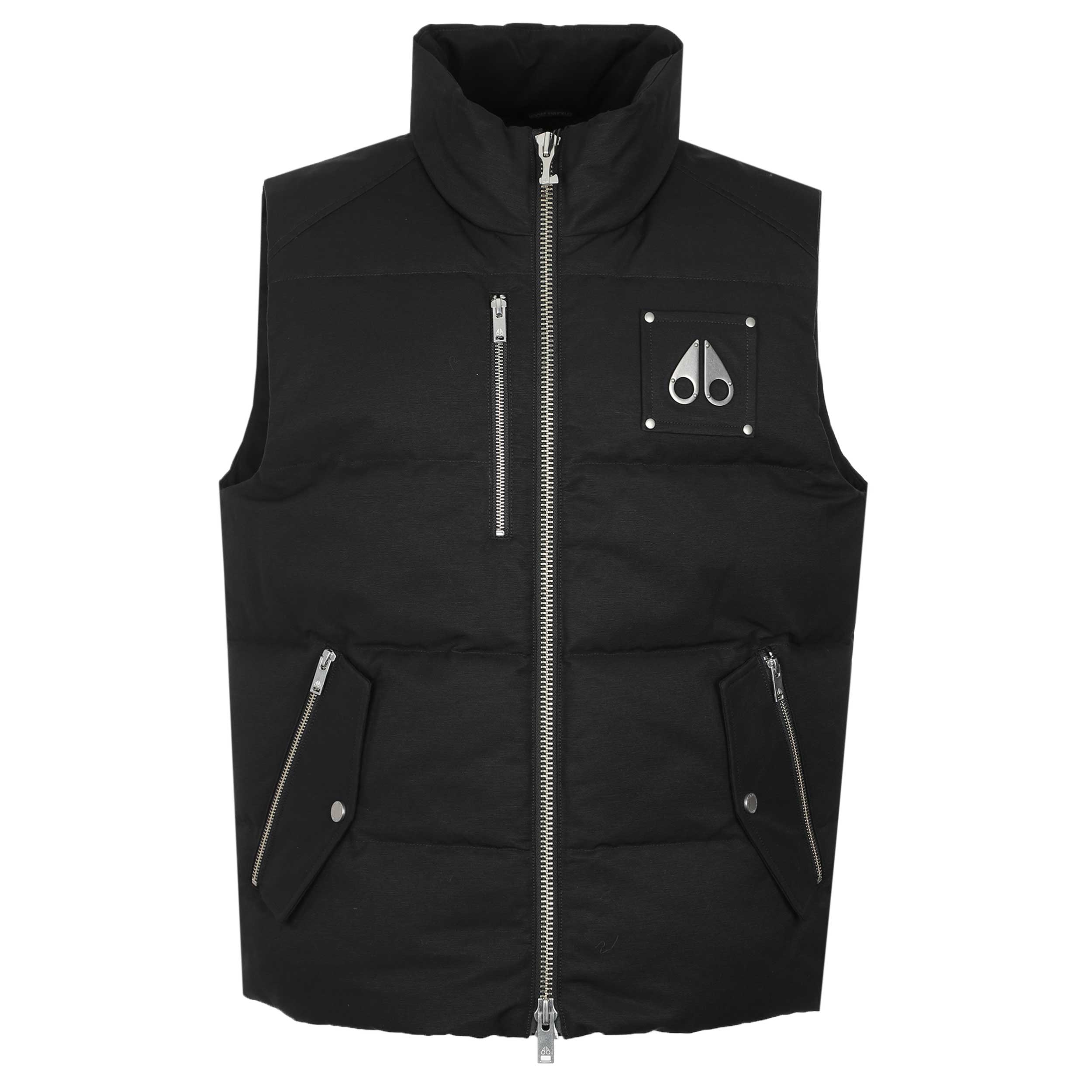 Moose Knuckles Westmount 2Tone Vest Gilet in Black