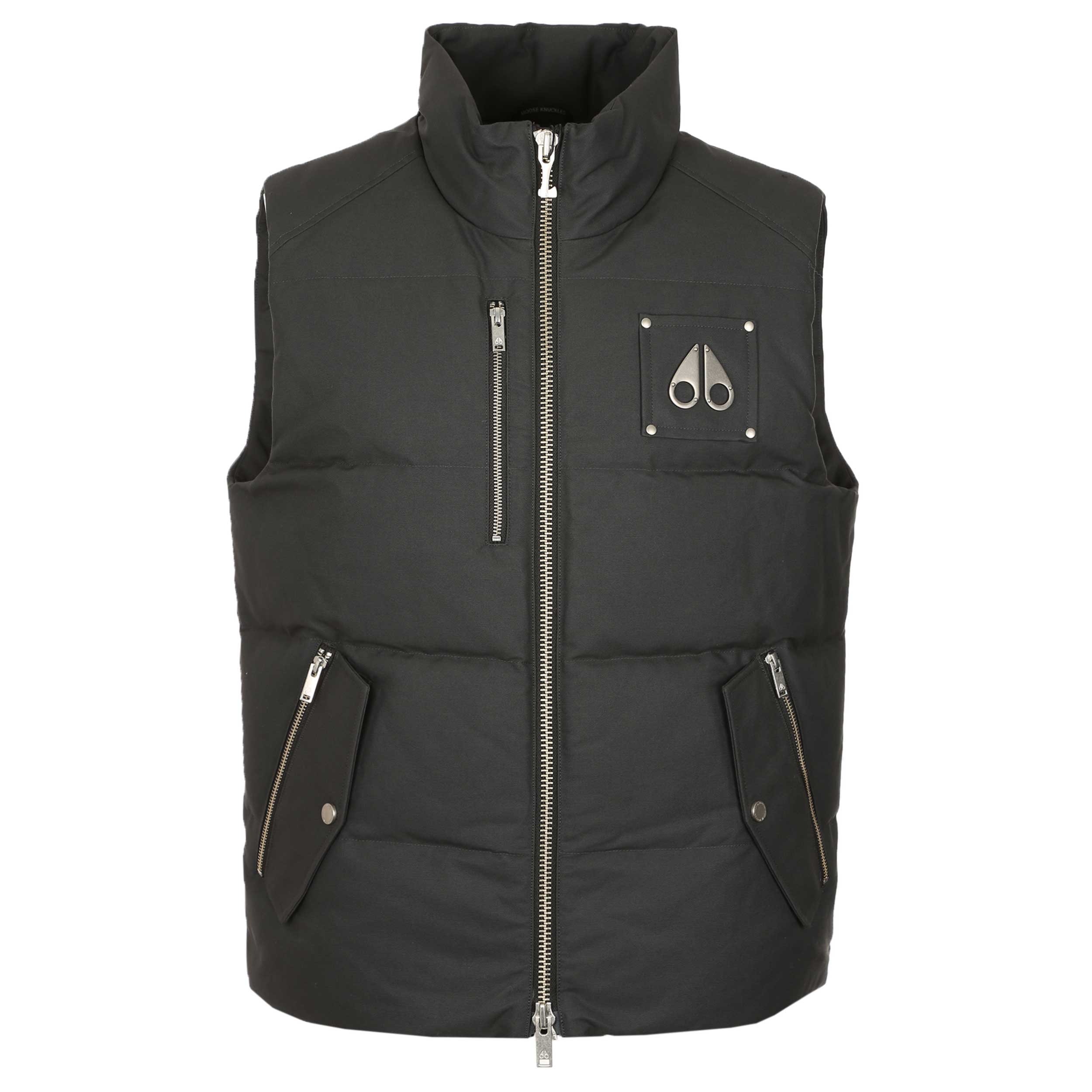 Moose Knuckles Westmount 2Tone Vest Gilet in Cement