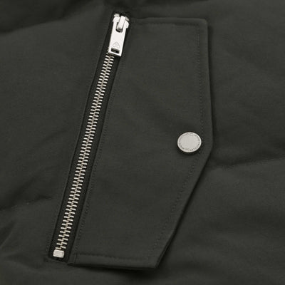 Moose Knuckles Westmount 2Tone Vest Gilet in Cement Pocket