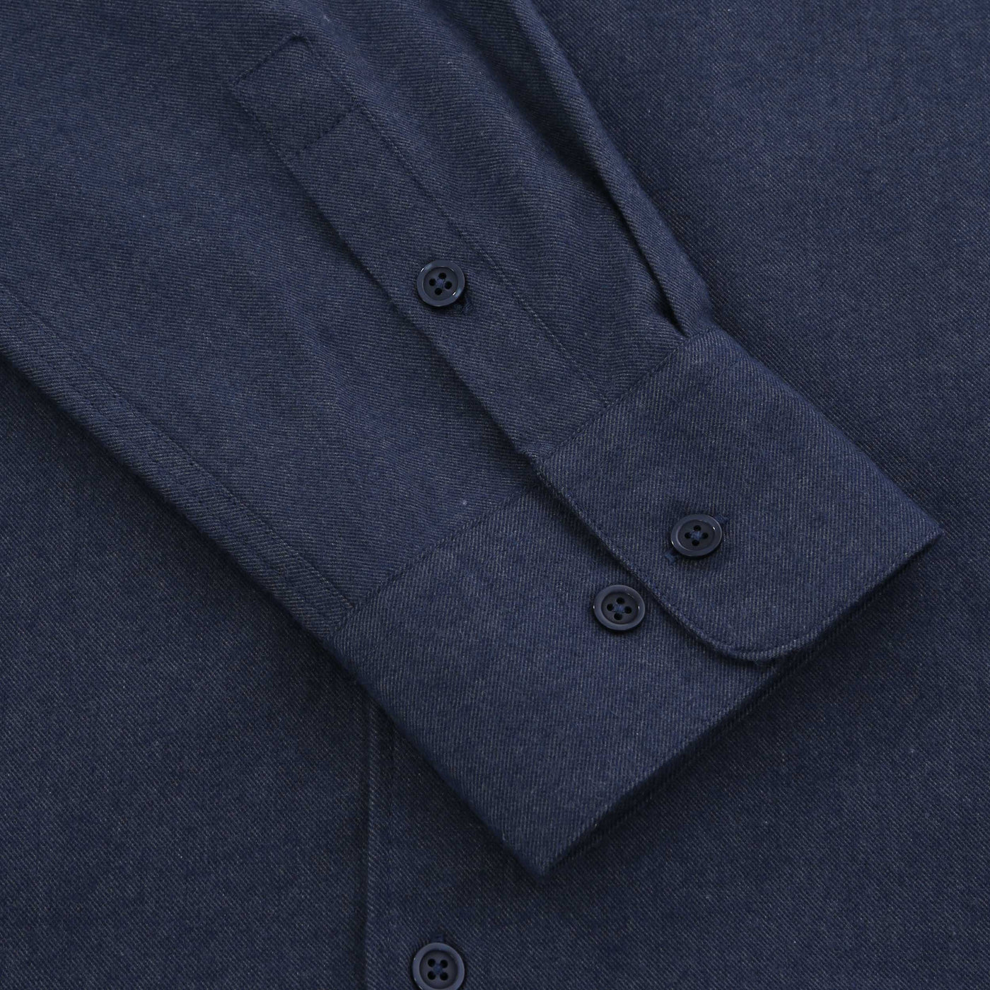 Oliver Sweeney Barnham Shirt in Mid Blue Cuff