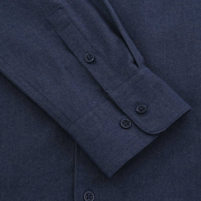Oliver Sweeney Barnham Shirt in Mid Blue Cuff