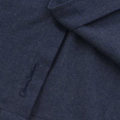 Oliver Sweeney Barnham Shirt in Mid Blue Logo