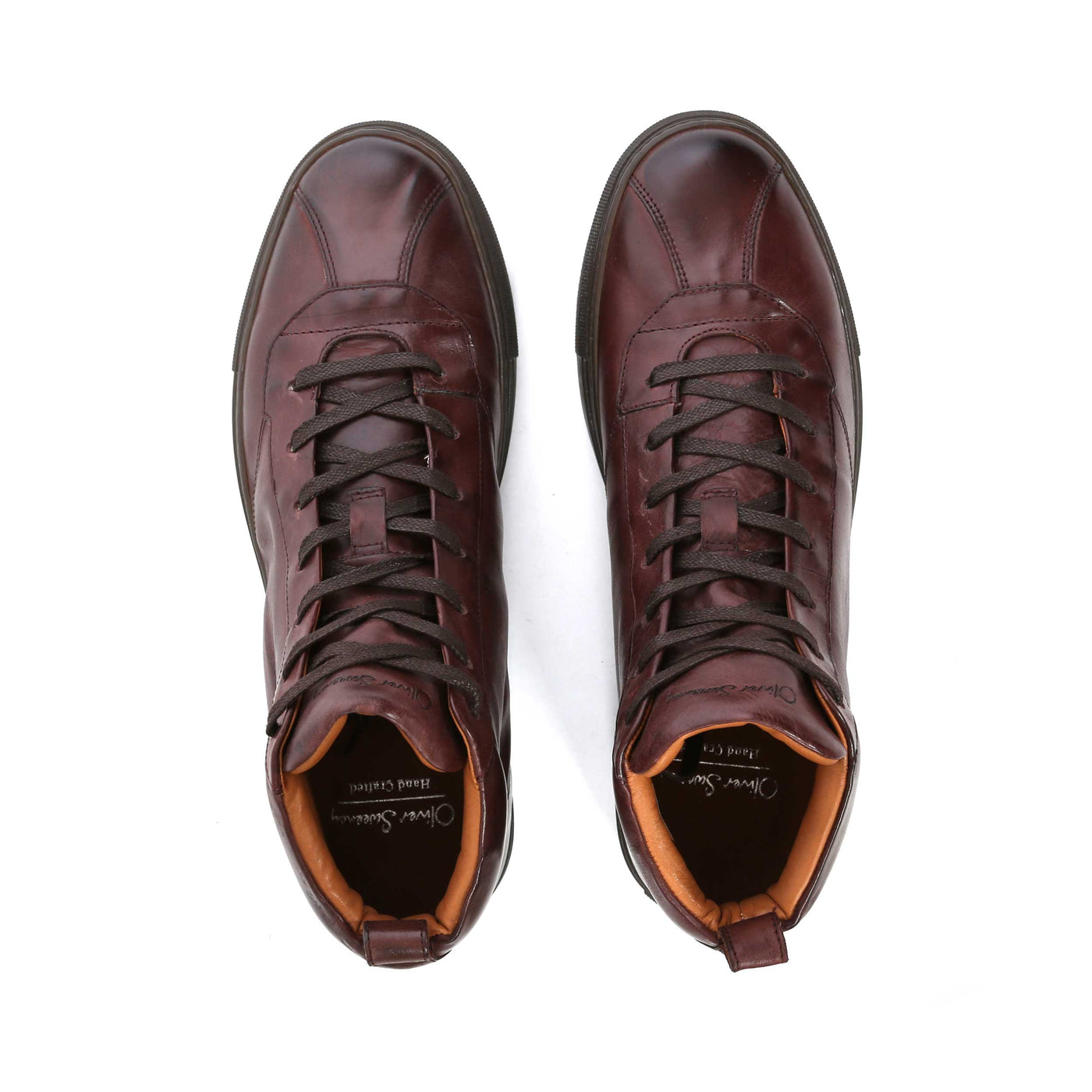 Oliver Sweeney Defeza Boot in Burgundy Birdseye