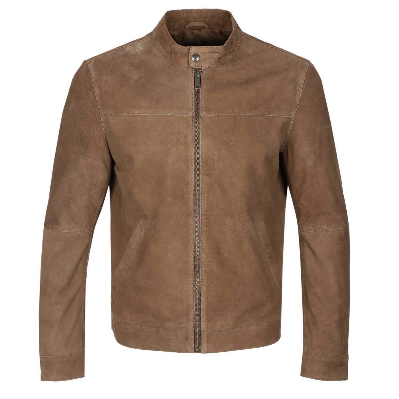 Oliver Sweeney Dimson Suede Jacket in Truffle
