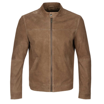 Oliver Sweeney Dimson Suede Jacket in Truffle