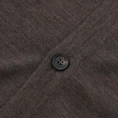 Oliver Sweeney Trefecca Cardigan in Chocolate Button