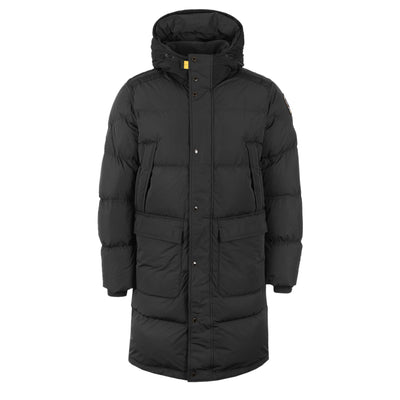 Parajumpers Long Bear Jacket in Black