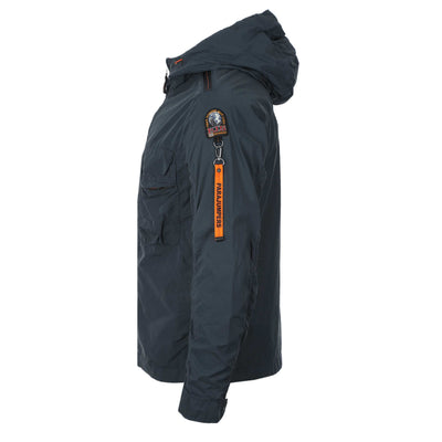 Parajumpers Nigel Hooded Jacket in Dark Avio Navy Side