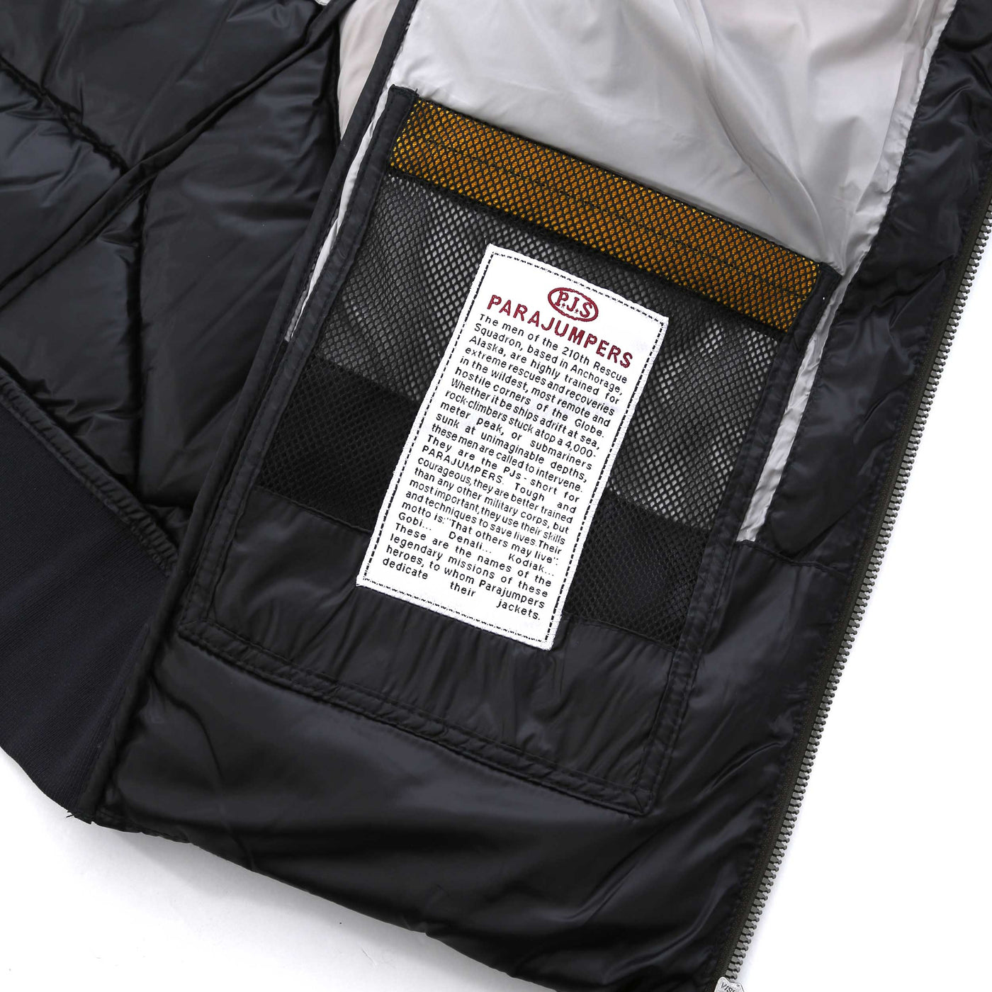 Parajumpers Pharrell Jacket in Pencil Inside Detail