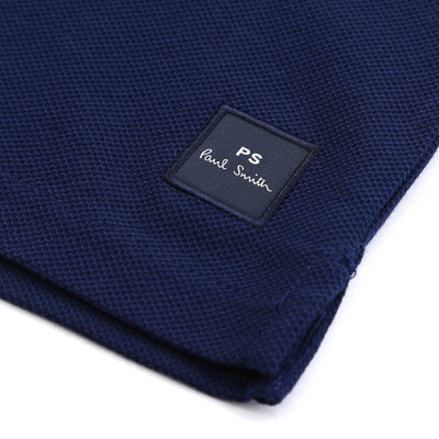 Paul Smith 1/2 Zip Polo Shirt in Blue Detail