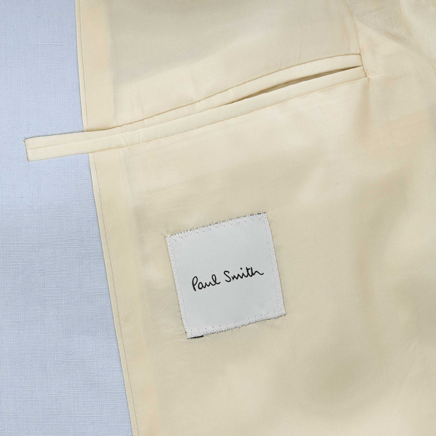 Paul Smith 2 Button Jacket in Sky Blue Detail