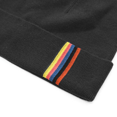 Paul Smith Artist End Beanie Hat in Black Logo