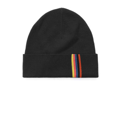 Paul Smith Artist End Beanie Hat in Black