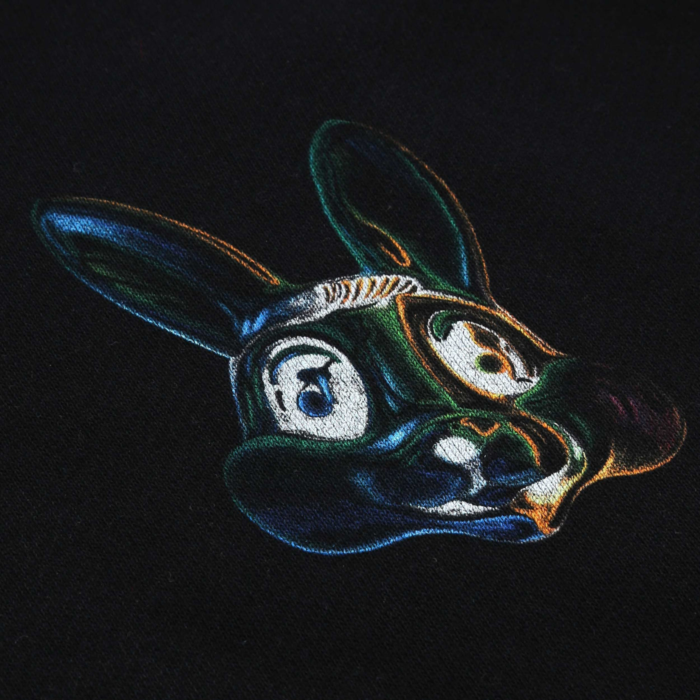 Paul Smith Bunny Hoody Sweat Top in Black Print