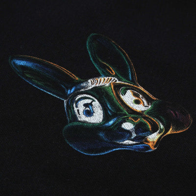 Paul Smith Bunny Hoody Sweat Top in Black Print