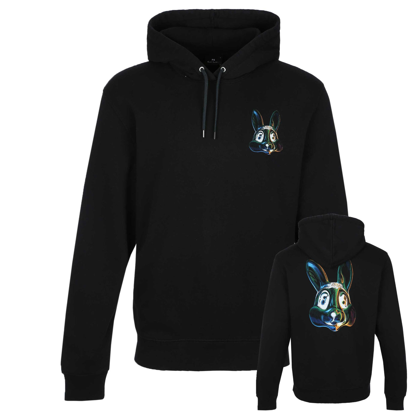 Paul Smith Bunny Hoody Sweat Top in Black