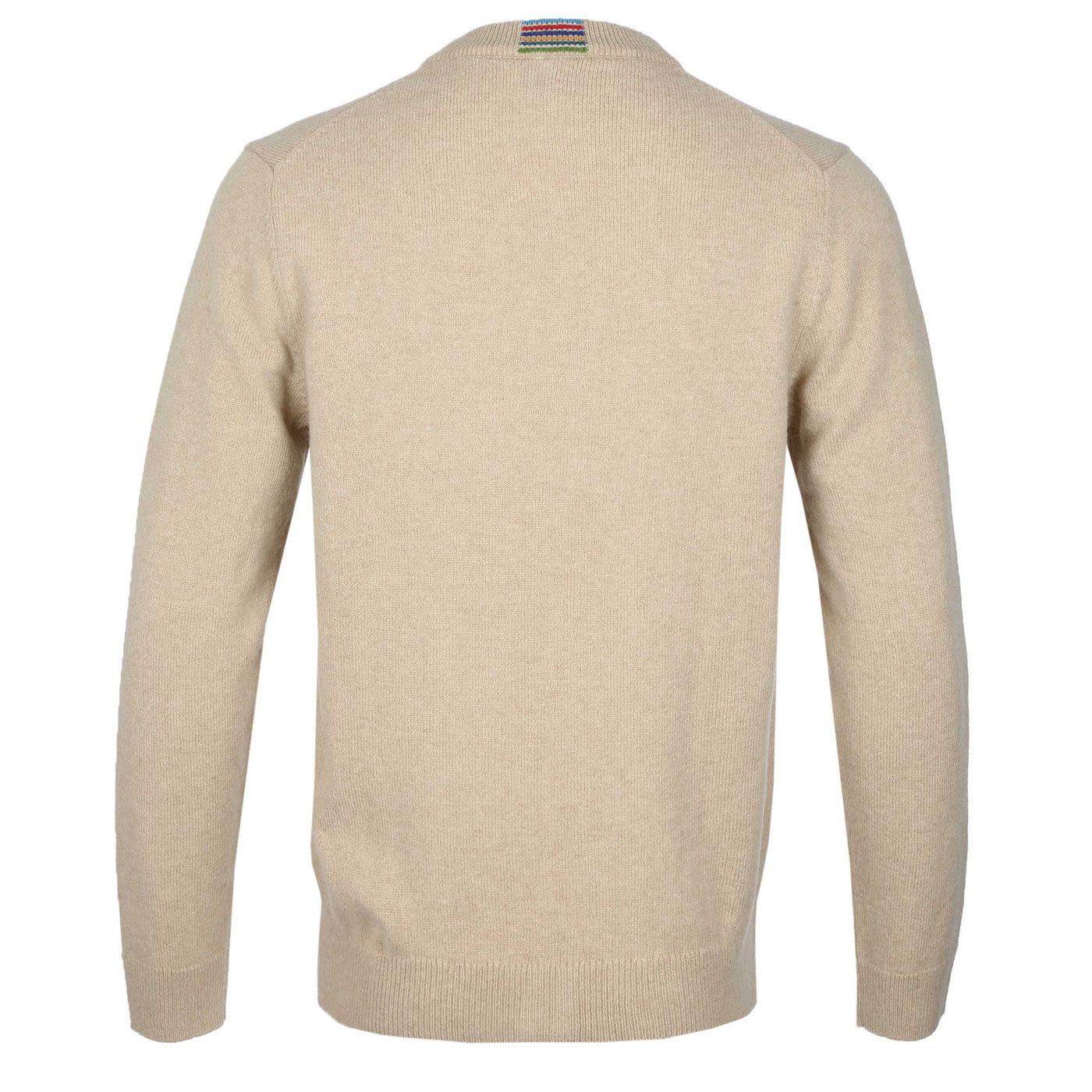 Paul Smith Button Through Cardigan in Beige Back