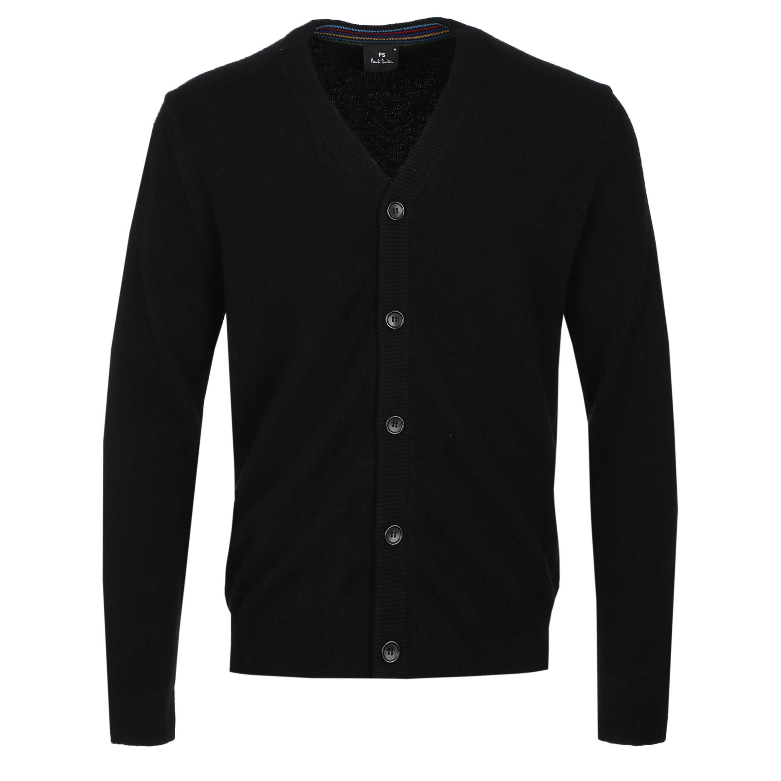 Paul Smith Button Through Cardigan in Black