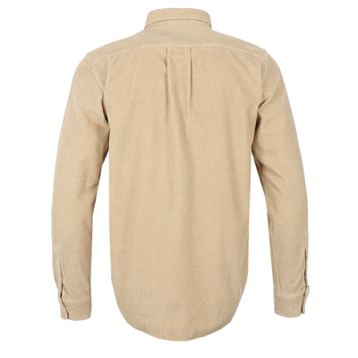 Paul Smith Casual Fit Corduroy Shirt in Sand Back