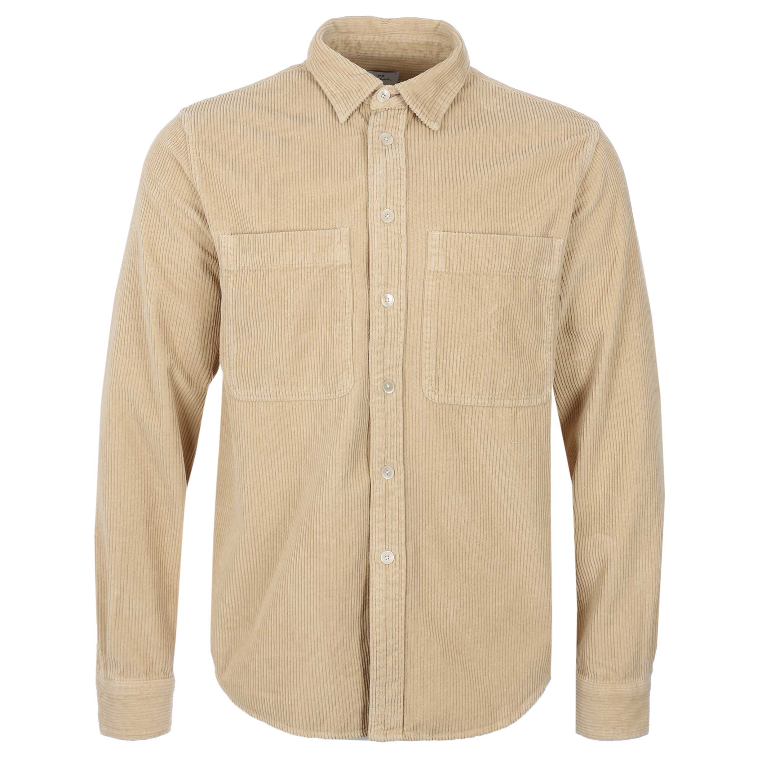 Paul Smith Casual Fit Corduroy Shirt in Sand