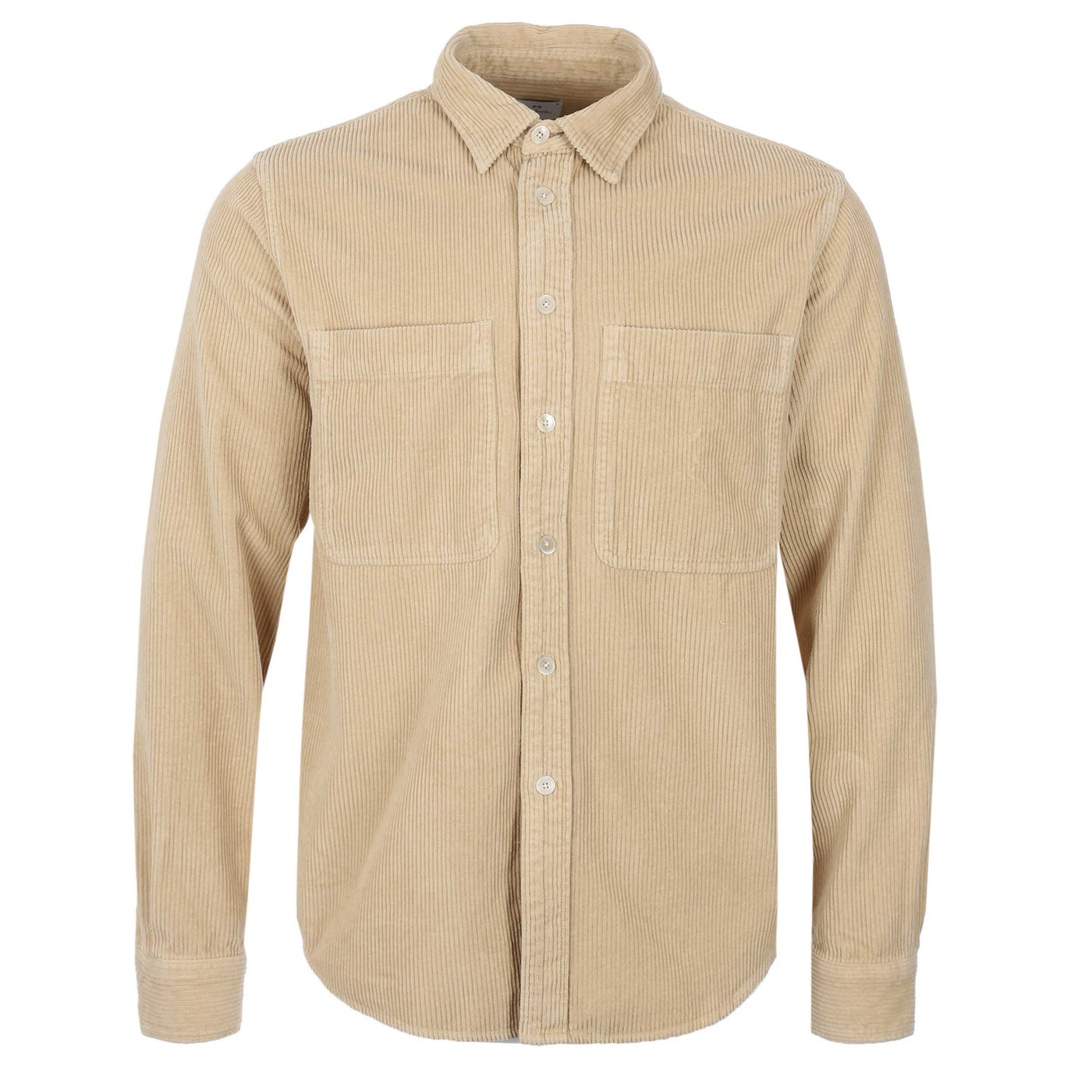 Paul Smith Casual Fit Corduroy Shirt in Sand