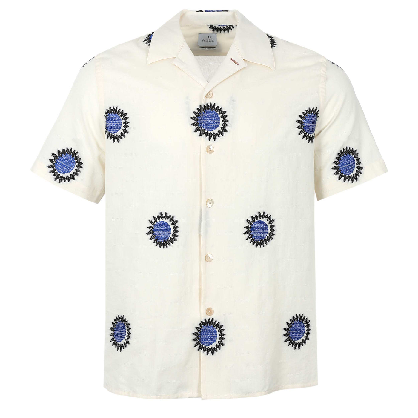 Paul Smith Casual Fit SS Shirt in Off White