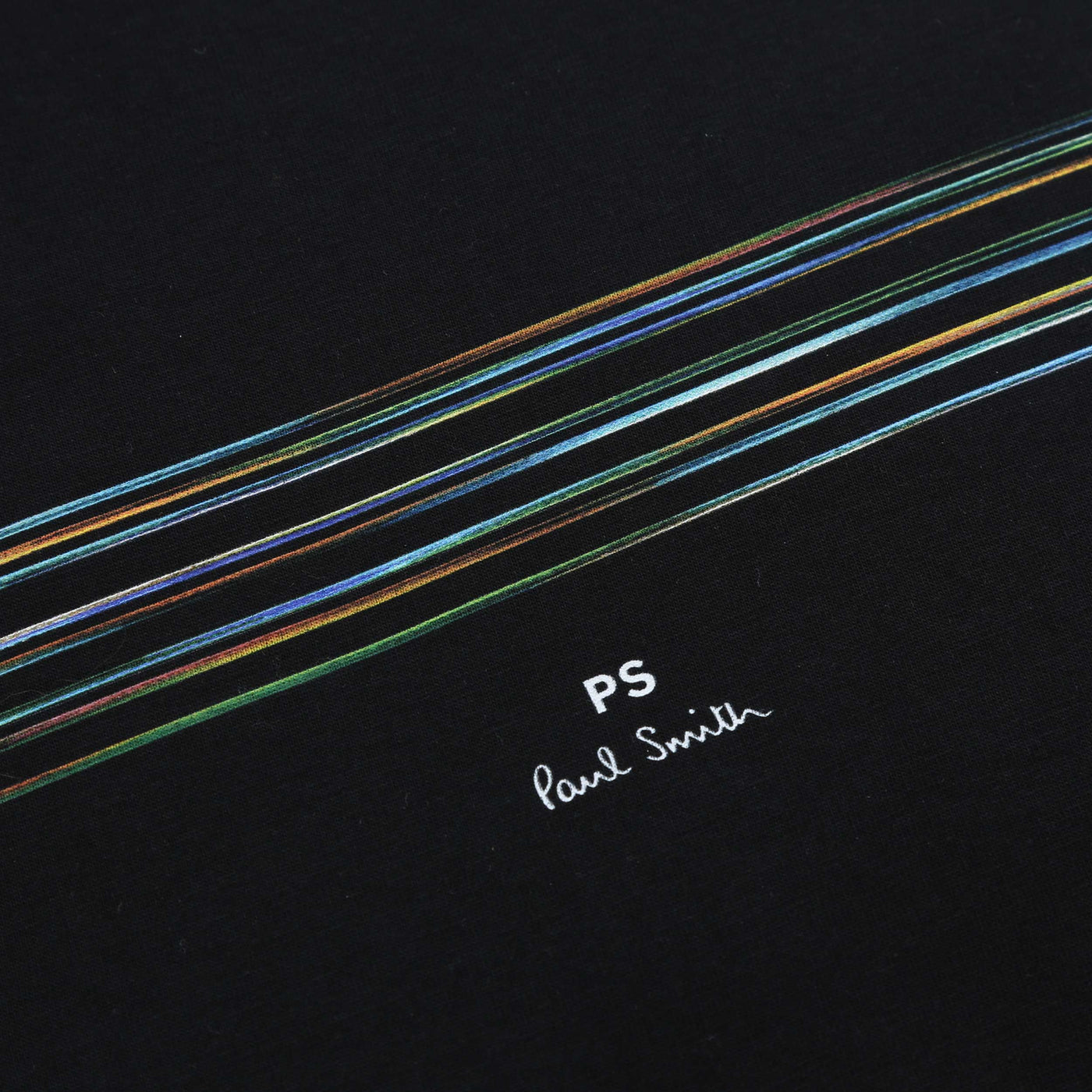 Paul Smith Casual Fit Stripe T Shirt in Black Logo
