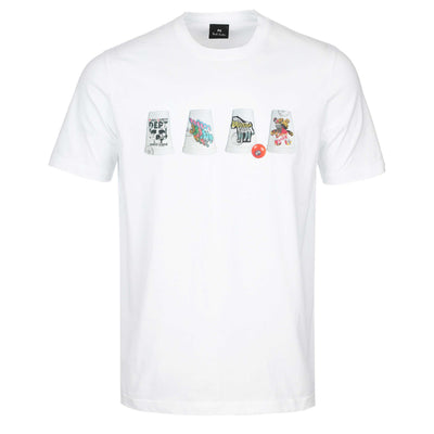 Paul Smith Cups T-Shirt in White